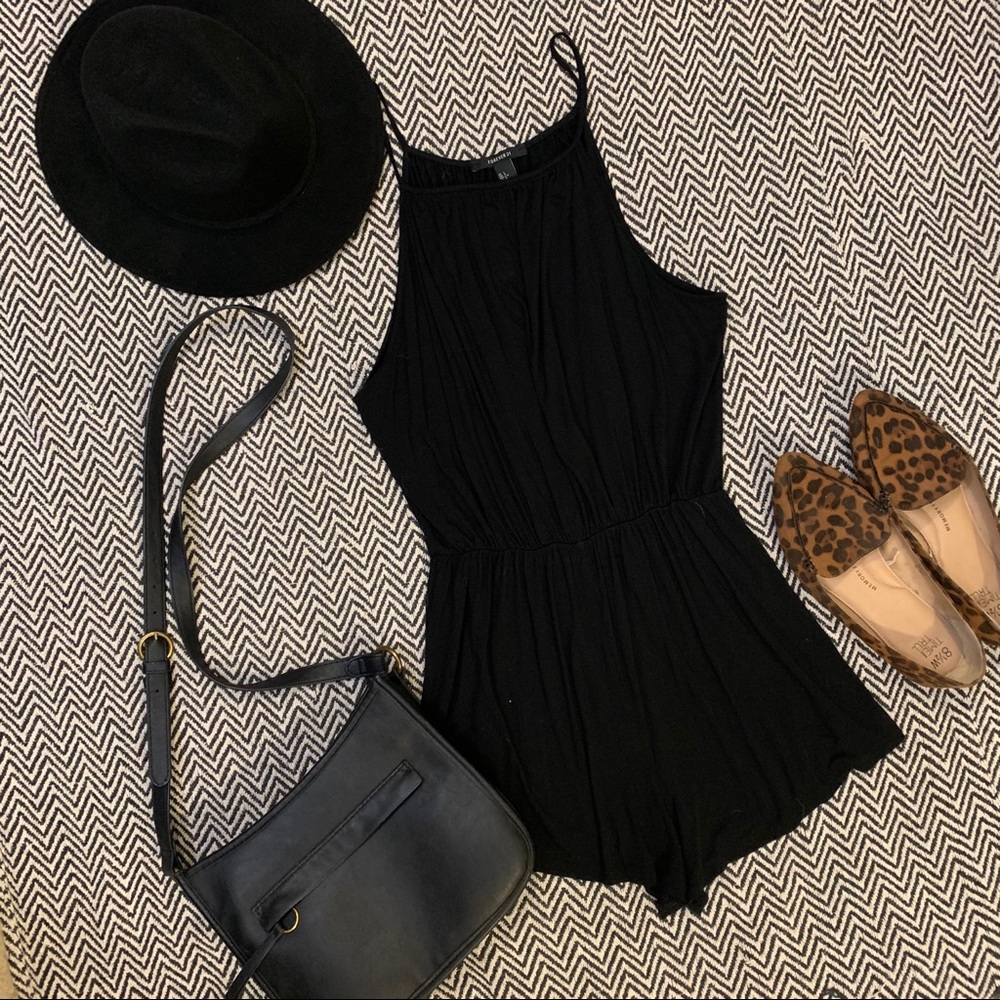 Forever 21 Black Romper